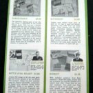 AVALON HILL Adult Games BROCHURE 1966 D Day Afrika Korps Midway Battle of Bulge