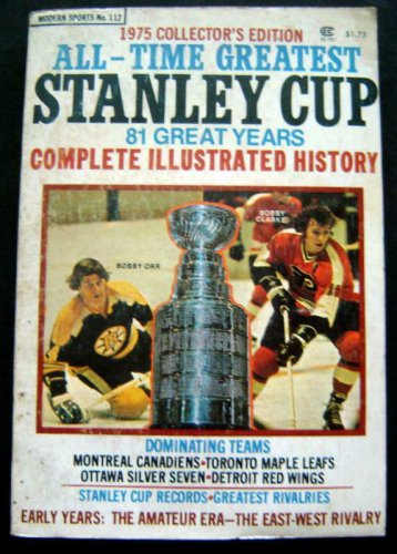 All-Time Greatest STANLEY CUP  Illustrated History Hockey BOOK 1975 Edition Orr