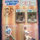 1989 Starting Lineup SLU Baseball Mickey MANTLE and Joe DIMAGGIO NY Yankees MOC