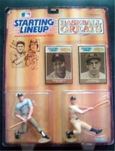 1989 Starting Lineup SLU Baseball Mickey MANTLE and Joe DIMAGGIO NY Yankees MOC