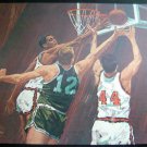 BASKETBALL Art POSTER Print by Marini 10 1/2" x 13"