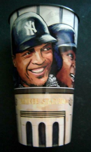 NY YANKEES Plastic CUP 2018 Stadium Premium Judge Stanton Sanchez Gregorious 32z