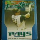 2006 Jonny GOMES Tampa Bay DEVIL RAYS in Box Stadium Promo 4/15/06 vs KC Royals