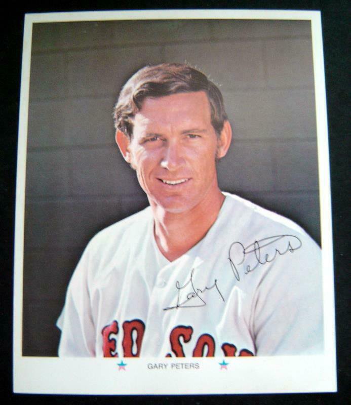 1971 ARCO Atlantic Oil Baseball POSTER Boston RED SOX Gary PETERS 8