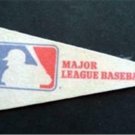 Major League Baseball Mini Pennant 9" White Background Red Border