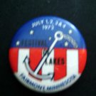 Festival of Lakes Fairmont Minnesota July 1,2,3 & 4  2 1/4" Diameter