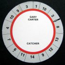 Cadaco All-Star Baseball Game Disk Gary CARTER Cather