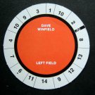 Cadaco All-Star Baseball Game Disk Dave WINFIELD Left Field Red Center