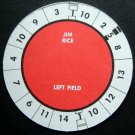 Cadaco All-Star Baseball Game Disk Jim RICE Left Field Red Center