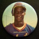 Darryl STRAWBERRY New York METS Baseball PIN 3" 1980's