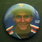 David CONE Pitcher New York METS Baseball PIN 3" 1980's