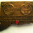 Vintage 68th Annual National Grange CONVENTION Hartford Ct 1934 Heart Metal PIN