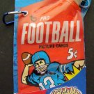 Topps Football 27 Oz. Foldable Plastic Water Bottle with Metal Ring MOC