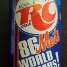 RC Royal Crown Cola Soda CAN New York METS Defeat RED SOX 1986 World Champs