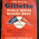 1954 Edition WORLD SERIES Record Book Baseball Gillette 3" x 4" Stadium Diagrams
