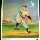 1989 CITGO Baseball Advertising POSTER Whitey FORD NY YANKEES 10" x 12"