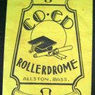 1950s CO-ED ROLLERDOME ROLLER SKATING Rink Allston, Mass, Advertising