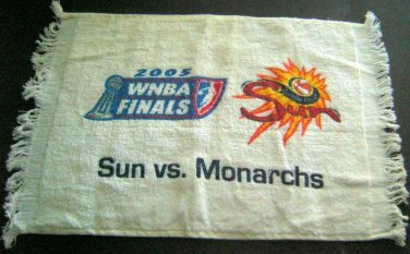 2005 WNBA Finals Sun vs Monarchs Golf Bowling Sports Cotton Hand TOWEL