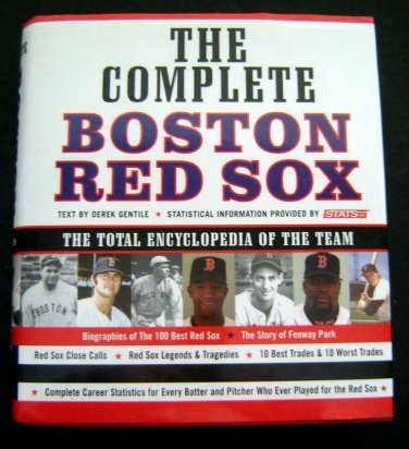 The Complete Boston RED SOX Baseball BOOK HC DJ Encyclopedia of the Team 2003