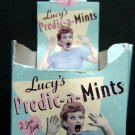 Rare I LOVE LUCY Lucille Ball Lucy's Predic-a-Mints Candy Container DISPLAY BOX