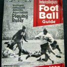 1937 Official NCAA Football Guide Book with Rules Spaldings Athletic Library Ads