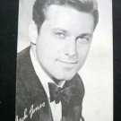 Arcade Exhibit Card 1960s Actor Jack JONES with Facsimilie Autograph