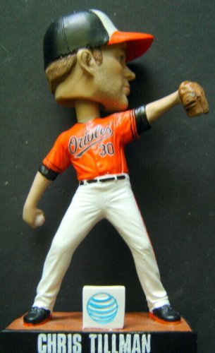 2014 Chris TILLMAN Baltimore ORIOLES Bobble Head Nodder ATT 2014 Promo No Box