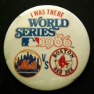 New York METS vs Boston RED SOX I Was There 1986 World Series Baseball PIN 3"