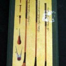 GOLF "Woods"  Clubs Balls and Tees Green Wood Wall PLAQUE 4" x 10"