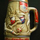 1980 BUDWEISER Beer MUG Stein 23rd XXIII OLYMPIAD 1984 Los Angeles Olympics