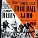 1938 Official NCAA Football Guide Book with Rules Spaldings Athletic Library Ads