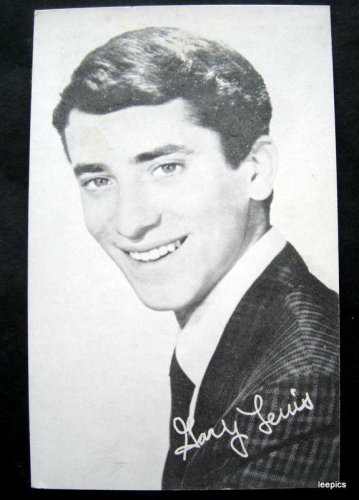 Arcade Exhibit Card 1950s Rock and Roll Singer Gary LEWIS