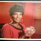 STAR TREK Original Series Color Picture Photo UHURA with a TRIBBLE 8 1/2" x 11"
