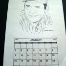 Mondo '82 BASEBALL Sketch CALENDAR Artist Signed MANTLE SEAVER MUNSON YAZ PALMER