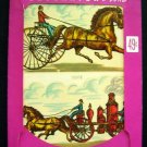 Vintage Firemen Horses Wagon Decorator DECALS Meyercord # 1517E