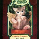 San Francisco Music Box Co Musical Christmas Medley ORNAMENT Kitty Angel 1996