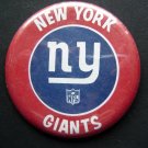 New York Giants NFL Football PIN 3 1/4" Diameter