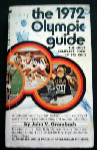 The 1972 OLYMPIC GUIDE by john Grombach Munich Germany Paperback Library