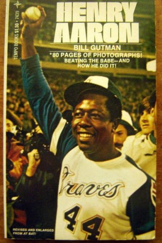 HENRY AARON BOOK by Bill Gutman 1974 Paperback 80 Pages Photos Baseball Braves