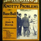 1927 Spaldings Athletic Library Knotty Problems in BASEBALL Guide BOOK # 82X