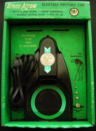 1968 Green Arrow Electric Putting Cup 19th Hole