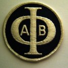 Fraternity A B Alpha Phi Beta University of the Phillipines Blue PATCH  3" Round