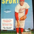 SPORT Magazine Septmber 1953 Robin Roberts Phil Phillies Cover Detroit Lions