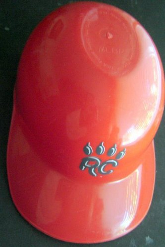 HELMET CAP Red New Britain ROCK CATS Minor League Defunct 10" x 7" x 5"