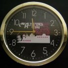 ALHAMBRA CASINO in Aruba Wall CLOCK With Second Hand 10 1/2"  Round Battery Op