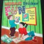 MOSAIC STICKERS Fun Book # 2168 With Precut Pieces1960 Whitman Unused 10 x 12