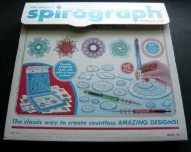2012 Kahootz Original SPIROGRAPH Deluxe Set in Storage Case with Handle