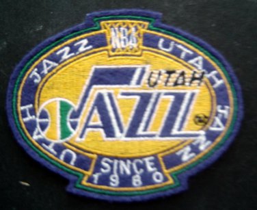 Utah Jazz Basketball NBA Cloth Patch  3 1/2" x 2 3/4" Oval
