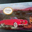 Vintage 1950 Studebaker Car Auto Dealer Showroom Advertising Brochure