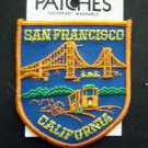 San Francisco California Souvenir Woven PATCH 3" x 3 1/2"